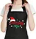 Baking aprons for women are made of high quality polyester, which gives these holiday aprons a comfortable touch and suitable for you to wear, they are lightweight, easy to store, machine-washable, fade-proof, thick & soft features. Chef apron for men